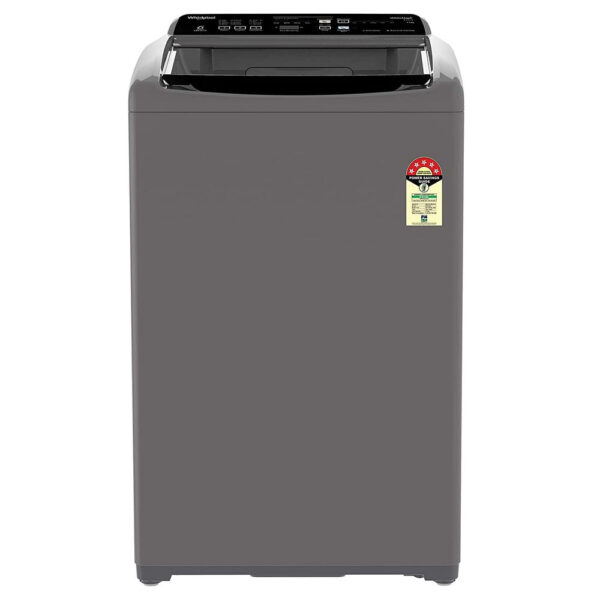 Whirlpool 7.5 Kg 5 Star Fully-Automatic Top Loading Washing Machine (WHITEMAGIC ELITE 7.5, Grey, Hard Water Wash)