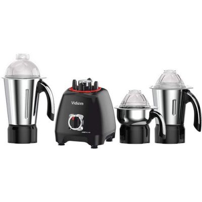 Vidiem MG 567 A Jumbo Mix Pro Mixer Grinder, 1000W, 2 Jars (Black)