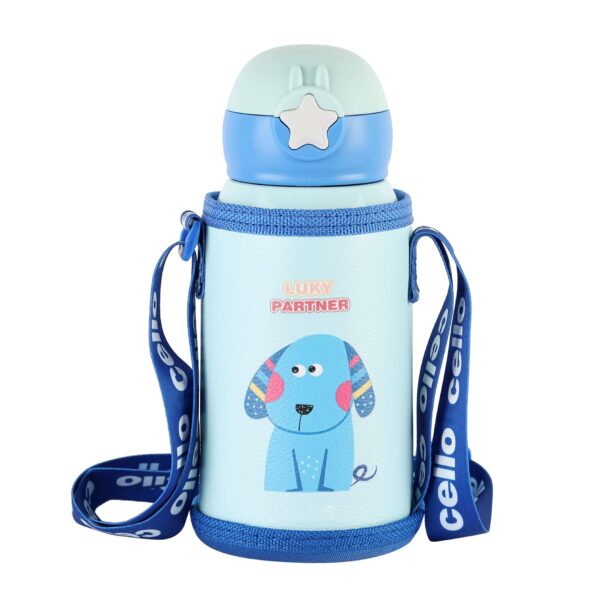 CELLO Lucky Hot & Cold Stainless Steel Kids Water Bottle, 500ml - Image 2