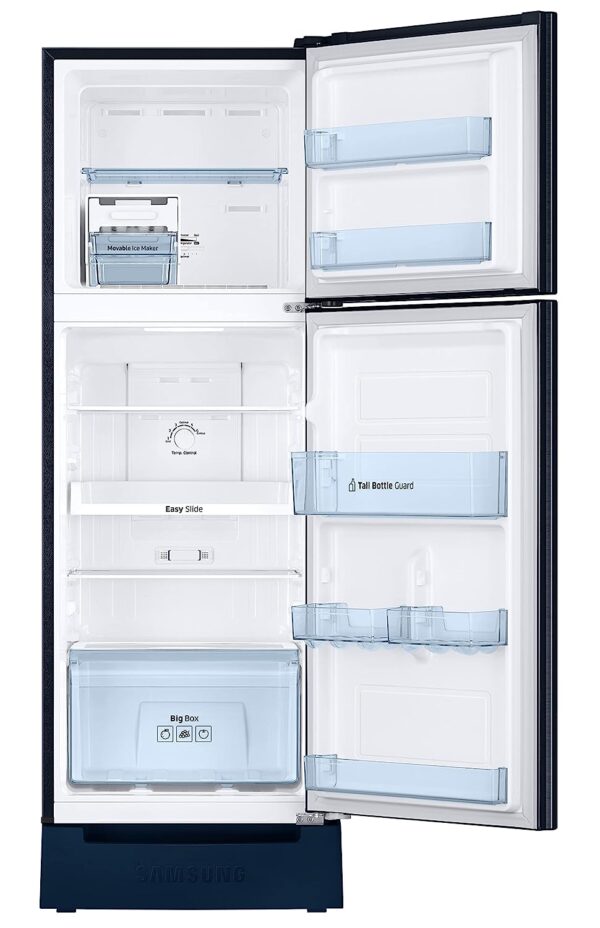 Samsung 236L 2 Star Inverter Frost-Free Double Door Refrigerator (Camellia Blue) - Image 2