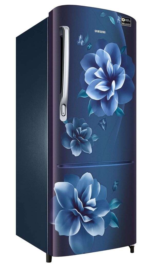 Samsung 223L 3 Star Inverter Direct-Cool Single Door Refrigerator Appliance (RR24C2723CU/NL,Camellia Blue) - Image 10