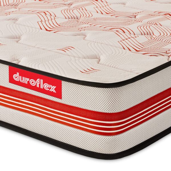 duroflex Boltt 3 Zoned NRG Layer Medium Firm Queen Size 7 inch Bonnell Spring Mattress with Extra Air Circulation and Coolness (75 X 60 X 7Inch) - Image 3