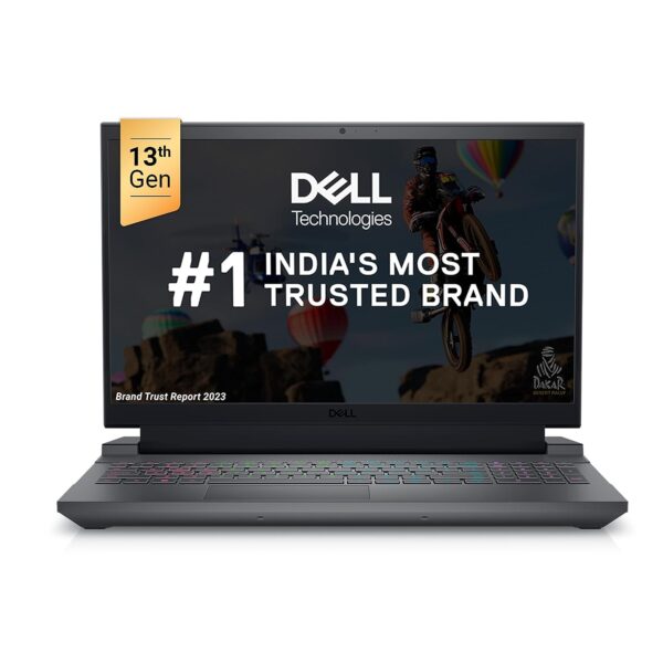 Dell Gaming G15-5530 Laptop, Intel Core i5-13450HX/ 8GB/ 512GB SSD/NVIDIA RTX 3050 (6GB GDDR6)/ 15.6" (39.62Cms) FHD 120Hz 250 nits/Win 11 + MSO'21 (GN553064GRM002ORB1, Dark Shadow Gray)