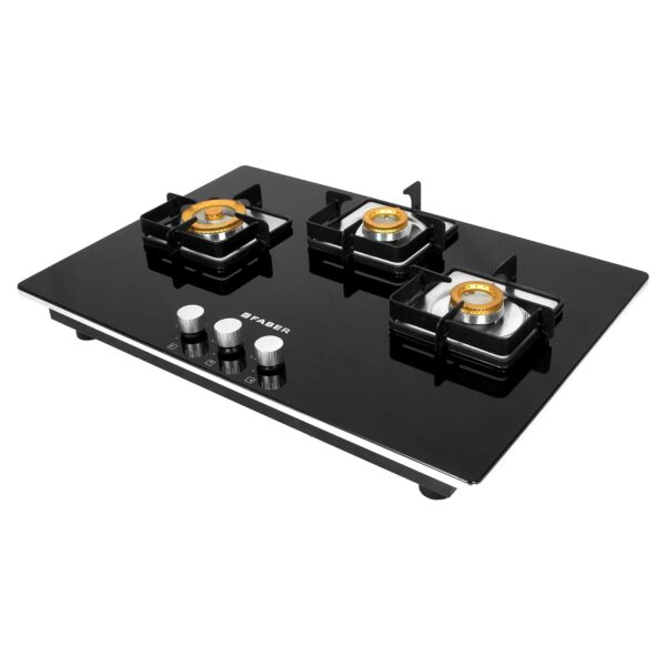 Faber 75 cm Hob, 3 Burner, Auto Ignition (HOB HTG 753 CRS BR CI) Black - Image 6