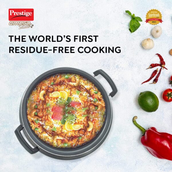 Prestige 4 litres Omega Select Plus 20 Cm Non Stick Junior Handi Dupont Teflon Non-Stick Coating - Image 2