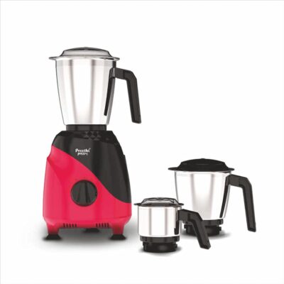 Preethi Peppy MG-245 mixer grinder, 750 watt, Black & Red