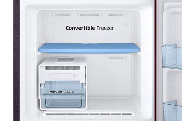 Samsung 236L 2 Star Inverter Frost-Free Convertible 3 In 1 Double Door Refrigerator (Hydrangea Plum 2023 Model) - Image 8