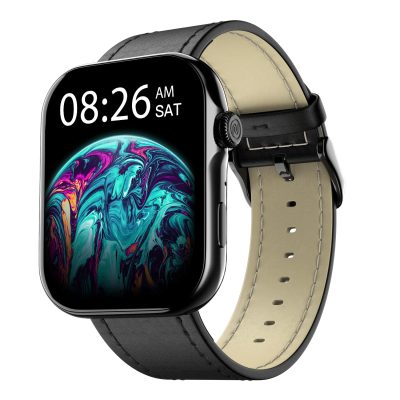 Noise ColorFit Ultra 3 Bluetooth Calling Smart Watch with Biggest 1.96″ AMOLED Display & Leather Strap