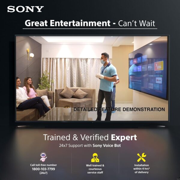 Sony BRAVIA 2 Series 126 cm (50 inches) 4K Ultra HD Smart LED Google TV K-50S20B (Black) - Image 20