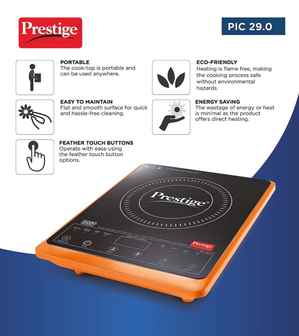 Prestige Induction Cook-top PIC 29.0 - Orange - Image 3