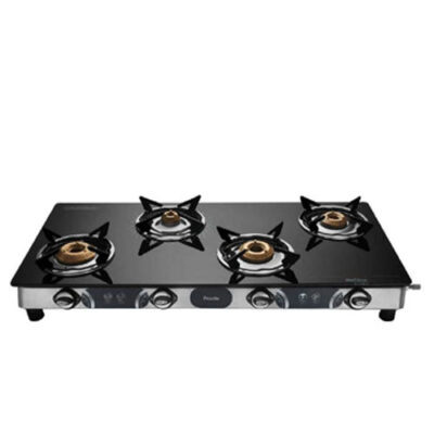 Preethi Blu-flame Stainless Steel Jumbo Max Glass Top Gas Stove 4 Burner ( 19000033 )