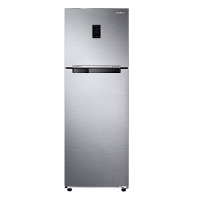 Samsung 322L 2 Star Inverter Frost-Free Convertible 5 In 1 Double Door Refrigerator (RT37C4522S8/HL,Elegant Inox 2023 Model)