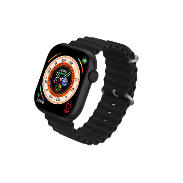 HAPI POLA Edge Bluetooth Calling Smart Watch, SMS Alert, 2.10IN HD Display, 100+ Watch Faces, Music Control, IP67 Waterproof, Voice Assistant, Heart Rate Monitor, Blood Pressure