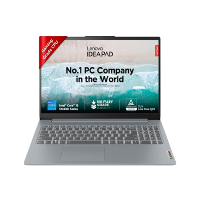 Lenovo IdeaPad Slim 3 12th Gen Intel Core i5-12450H 15.6″ (39.6cm) FHD IPS Thin & Light Laptop (16GB/512GB SSD