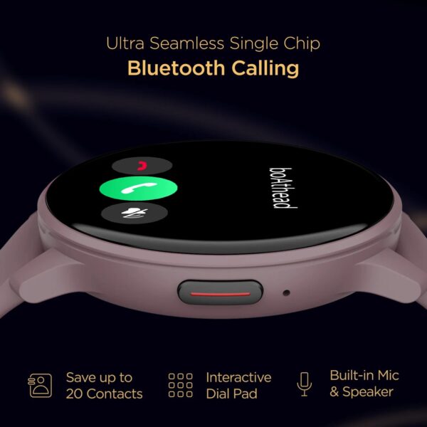 boAt Lunar Call Smartwatch with Bluetooth Calling (32.5mm HD Display, IP68 Splash Resistant, - Image 13