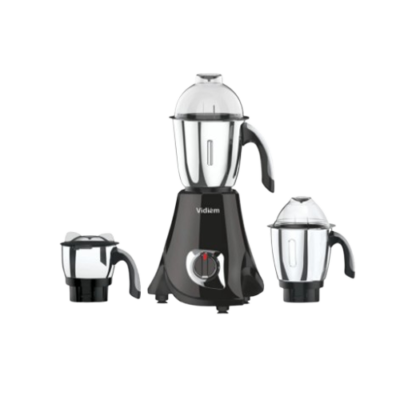 Vidiem Eva Prime 750W Mixer Grinder ( 3 Jars, Black )