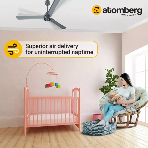 atomberg Renesa+ 1200mm BLDC Motor 5 Star Rated Sleek Ceiling Fans with Remote Control - Image 14