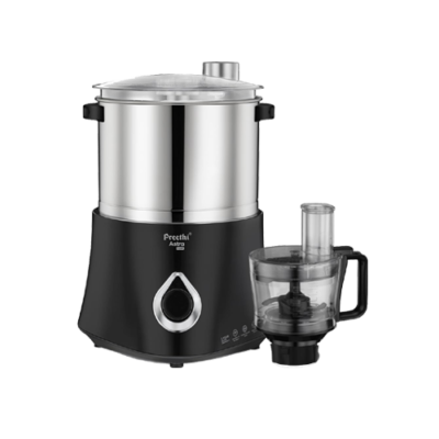 Preethi Astra Expert Table Top Wet Grinder With Food Processor, 2 Liter (Black)