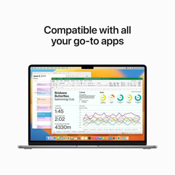 Apple MacBook Air 15 Inch M2 Chip MQKP3HN/A (8GB RAM / 256GB SSD/ 15.3 inch (38.91 cm) Liquid Retina Display/10 core GPU/ macOS/Space Grey) - Image 7