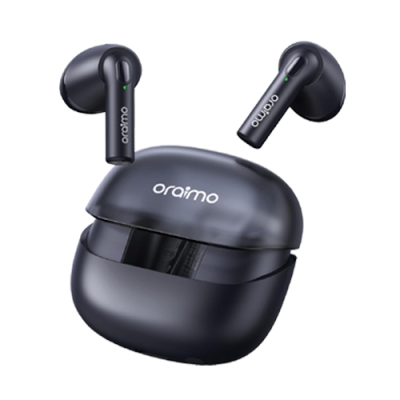 Oraimo Riff 2 TWS Earbuds with ENC Quad Mic,30Hr Playtime,Custom EQ Modes,IPX4,BT 5.3 Bluetooth Headset