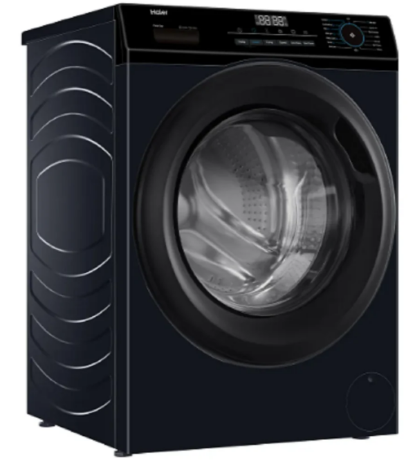 Haier 8 Kg  HW80 IM12929EBK Automatic Front Load Washing Machine, Starry Silver - Image 3