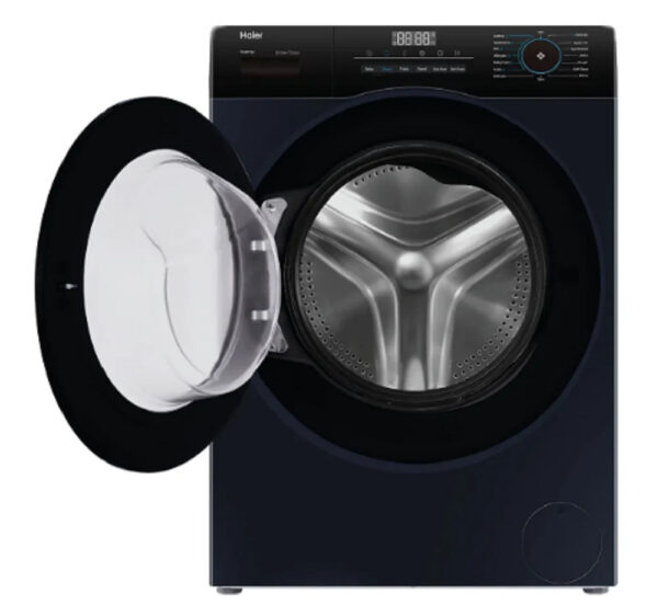 Haier 8 Kg  HW80 IM12929EBK Automatic Front Load Washing Machine, Starry Silver - Image 4