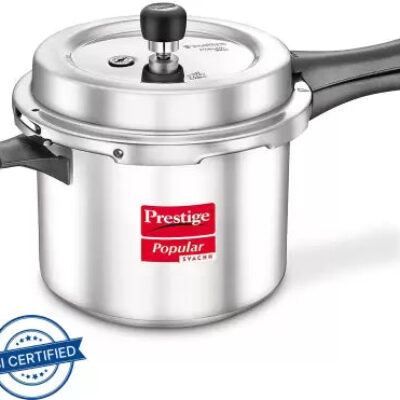 Prestige Popular Svachh Aluminium 5 L Pressure Cooker  (Aluminium)