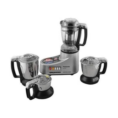 Panasonic MX-AC400 (Silver) 550 W Mixer Grinder  (Silver, 4 Jars)