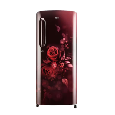 LG 185 L 3 Star Direct Cool Single Door Refrigerator Scarlet Euphoria (GL-B201ASFD)