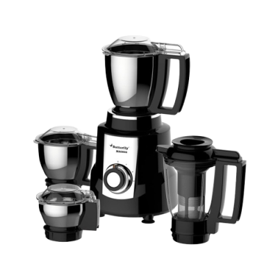 Butterfly 4J 1.2 HP 900 W Mixer Grinder  (Magnum | 4 Jars | Black)