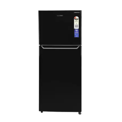 Lloyd 280 L Frost Free Double Door 2 Star Refrigerator  (Metallic Black, GLFF312AMBC1GC)