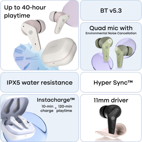 noise Buds VS102 Neo TWS Earbuds with Environmental Noise Cancellation - Image 2