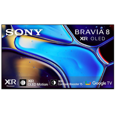 Sony BRAVIA 8 Series 139 cm (55 inches) 4K Ultra HD AI Smart OLED Google TV K-55XR80 (Black)