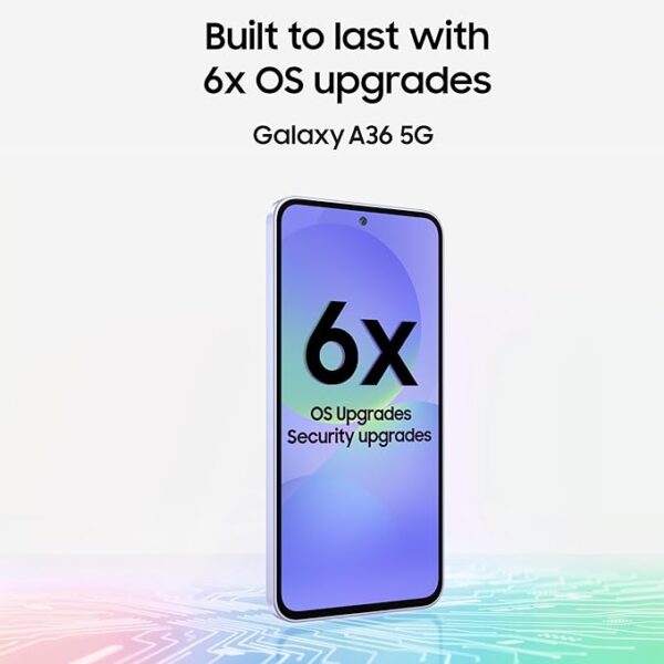 Samsung Galaxy A36 5G (Awesome Lavender, 12GB, 256GB) | Awesome Intelligence: Circle to Search, Intelligent Editing | Awesome 4nm Snapdragon Processor | Flagship Grade Selfie Camera - Image 6