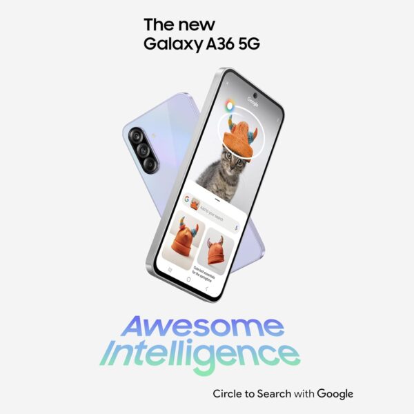 Samsung Galaxy A36 5G (Awesome Black, 8GB, 256GB) | Awesome Intelligence: Circle to Search, Intelligent Editing | Awesome 4nm Snapdragon Processor | Flagship Grade Selfie Camera - Image 6