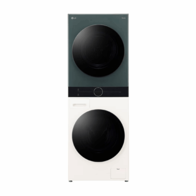 LG 13/10kg WashTower™ Smart Washer Dryer in Beige and Green Color