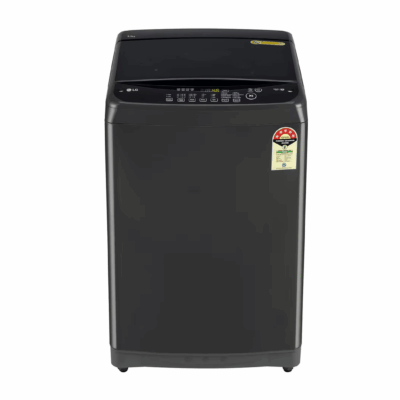 LG 8Kg Top Load Washing Machine, Smart Inverter Motor, Middle Black