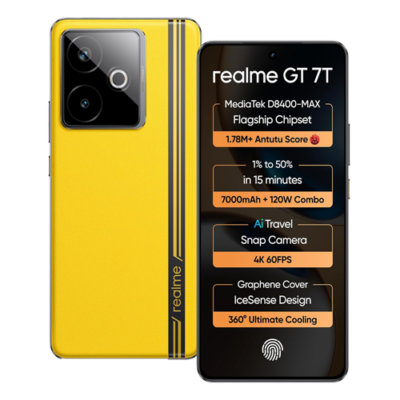 REALME MOBILE-GT 7T(12GB+256GB)-RACING YELLOW