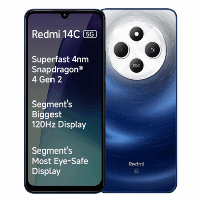 Redmi 14C 5G (Starlight Blue, 6GB RAM, 128GB Storage)
