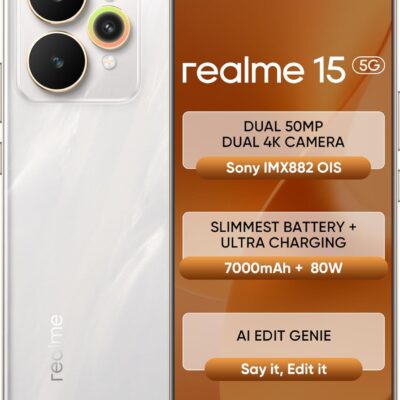 REALME  – 15 PRO 5G (8GB+256GB) – FLOWING SILVER